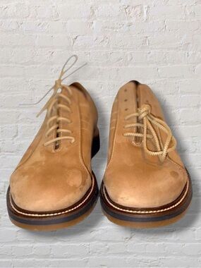 Johnston & Murphy Handcrafted in Italy Nubuck Men’s 9M Tan 11661 /l20-2493